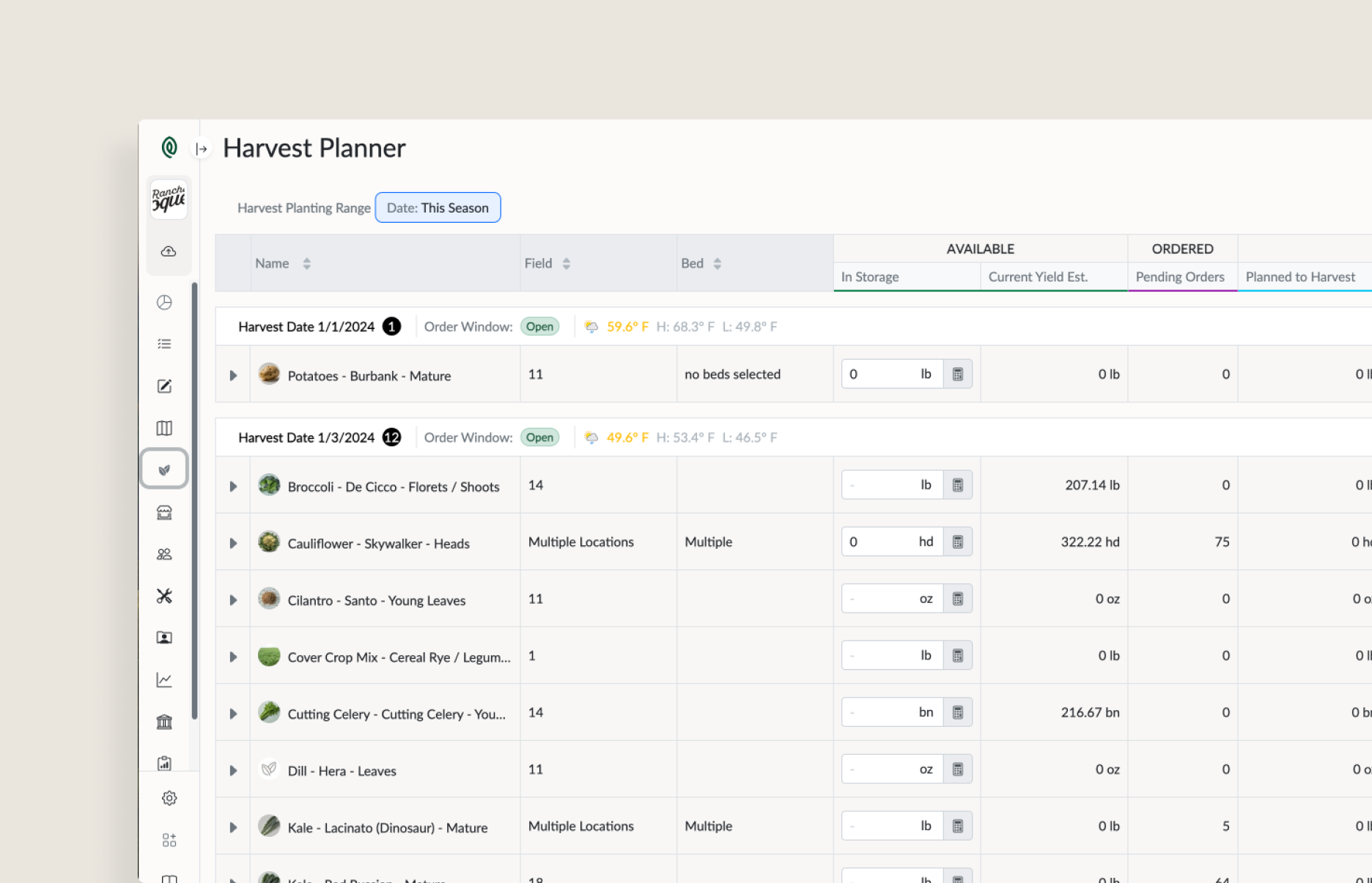 Streamline your harvest planning