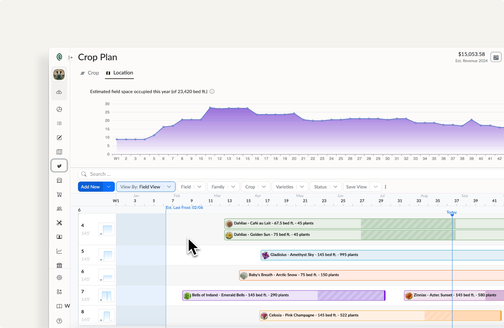 Simplify your crop planning and successions.