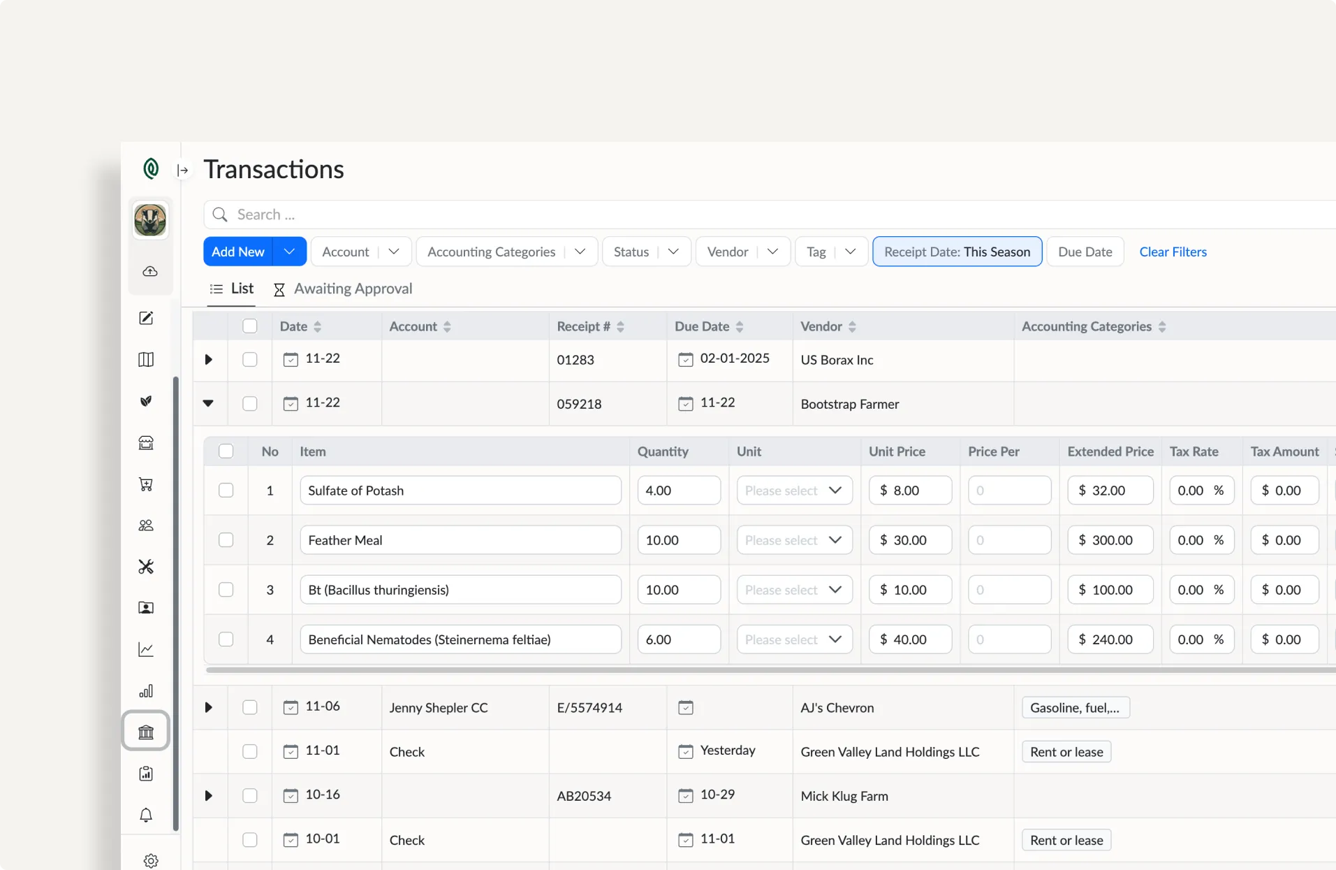 Manage all of your nursery's finances in one centralized place.