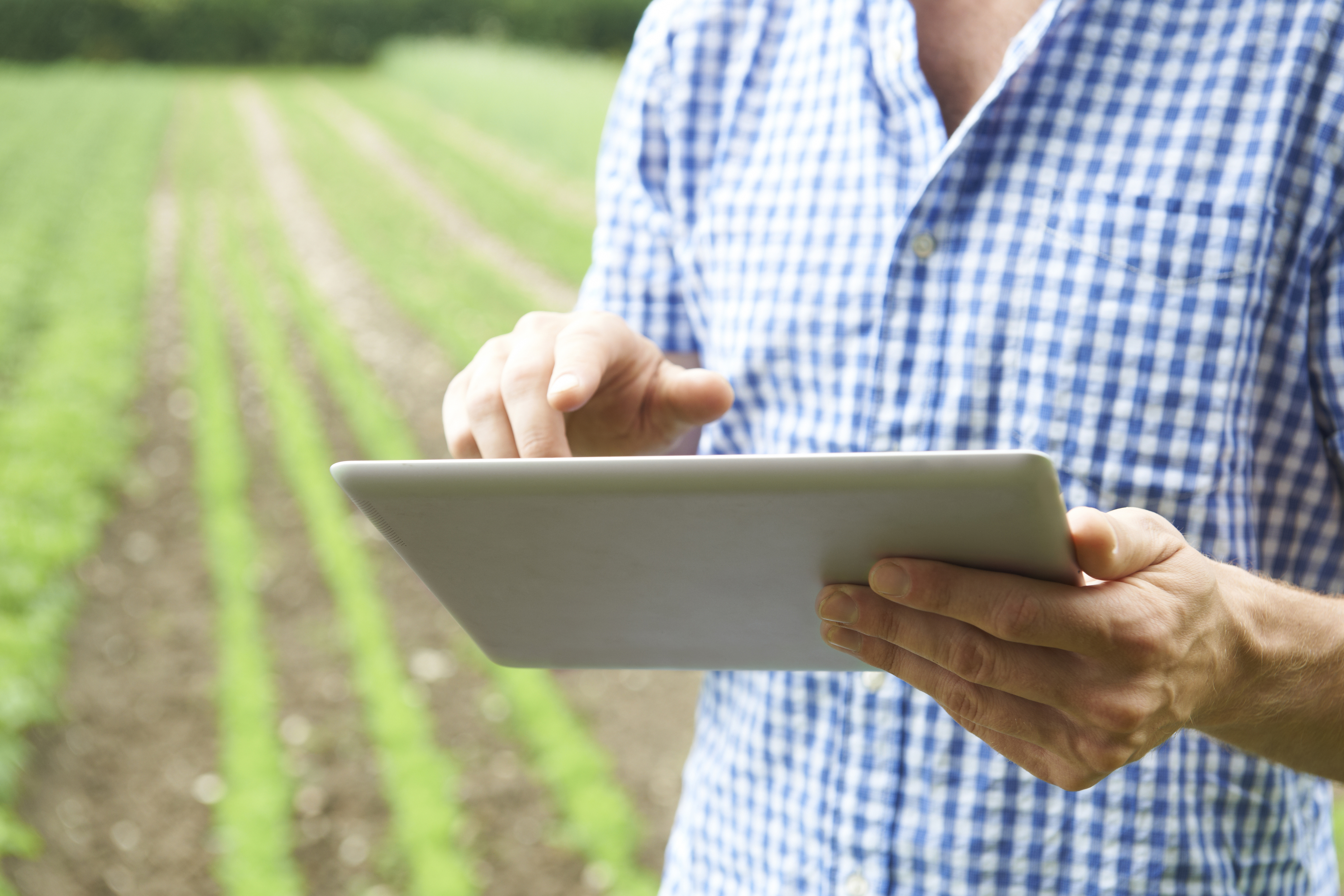 Agriculture engineering. Фермер с планшетом. Компьютеризация сельского хозяйства. Компьютеры в сельском хозяйстве. Фермер с компьютером.